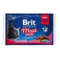 BRIT Zestaw saszetek Cat Adult Meat Plate 4x100g