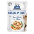 BRIT Care Fillets in Jelly Choice Chicken&Cheese 24 x 85 g Kurczak i ser