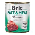 BRIT Pate&Meat venison 800 g pasztet z dziczyzną dla psa