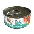 BRIT Care Cat Real Tuna in Gravy 80 g filety z tuńczyka w bulionie, mokra karma dla kotów