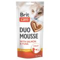 BRIT Care Cat Creamy Duo Mousse Salmon and Tuna 4x14 g kremowy przysmak z łososiem i tuńczykiem dla kotów