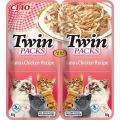 INABA Twin Tuńczyk z kurczakiem w bulionie dla kotów 2x40 g