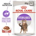 ROYAL CANIN Sterilised 12x85 g w sosie karma mokra w sosie dla kotów dorosłych, sterylizowanych