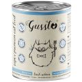 GUSSTO Fresh Salmon 375 g świeży łosoś, monoproteinowa mokra karma dla kotów 