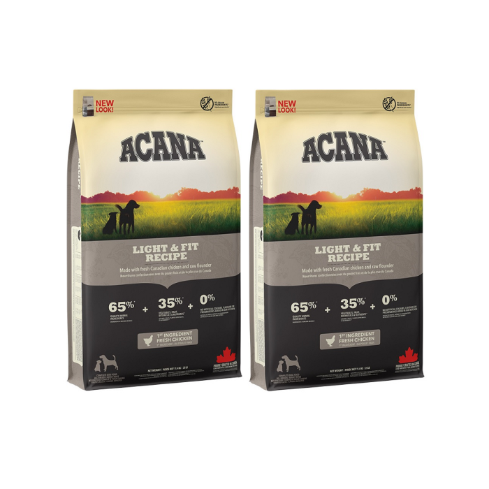 ACANA Light & Fit Dog 4 kg (2 x 2 kg)