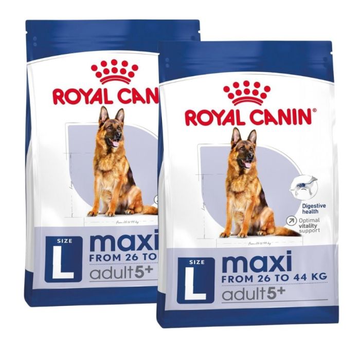 ROYAL CANIN Maxi Adult 5+ 30 kg (2 x 15 kg) karma sucha dla psów starszych, od 5 do 8 roku życia, ras dużych