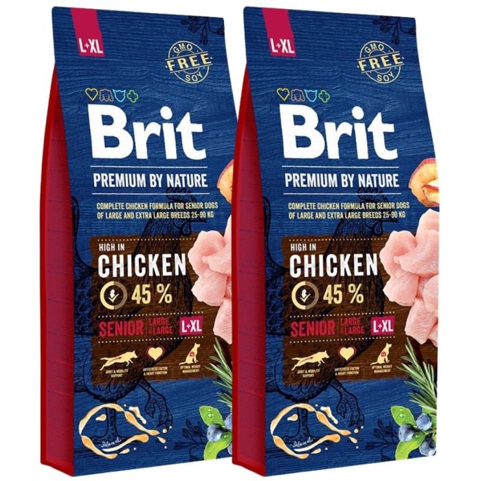 BRIT Premium By Nature Senior Large Extra Large L+XL 30 kg (2 x 15 kg)