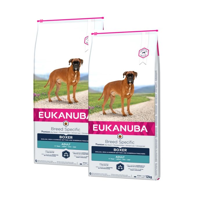 EUKANUBA Adult Breeds Specific Boxer Chicken 24 kg (2 x 12 kg)