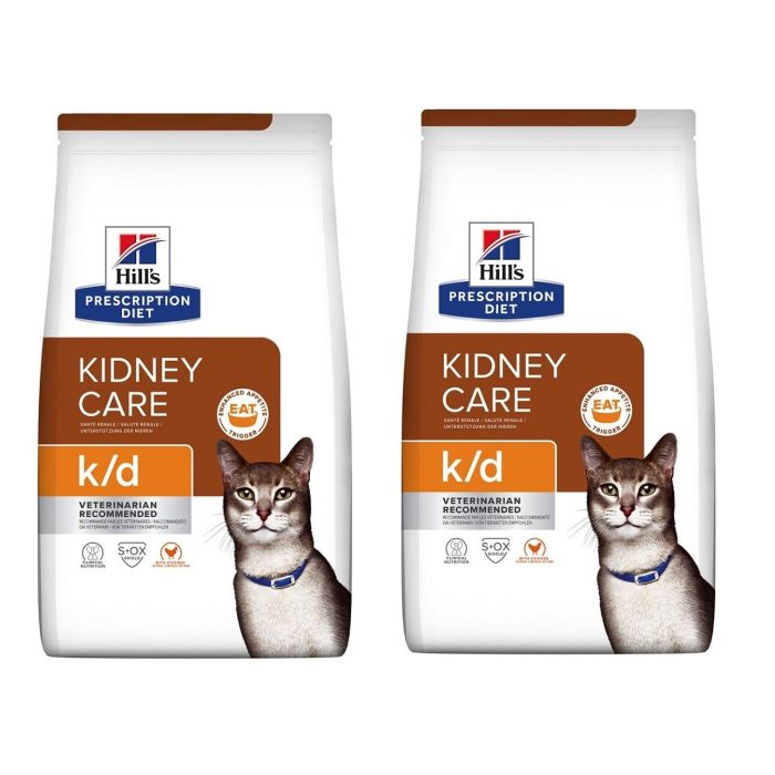 HILL'S Prescription Diet Cat K/D Kidney Care 6 kg (2 x 3 kg)
