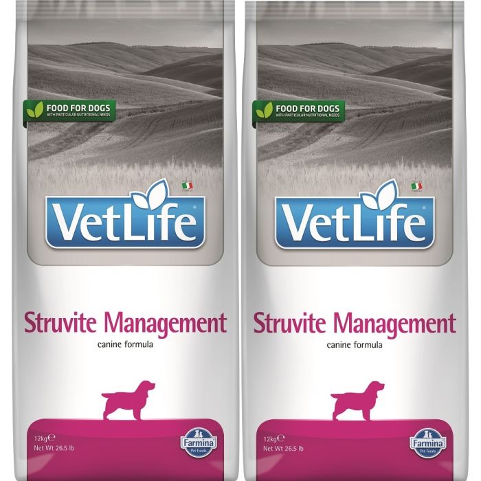 FARMINA Vet Life Struvite Management karma dla psa z chorobą układu moczowego 2 x 12 kg