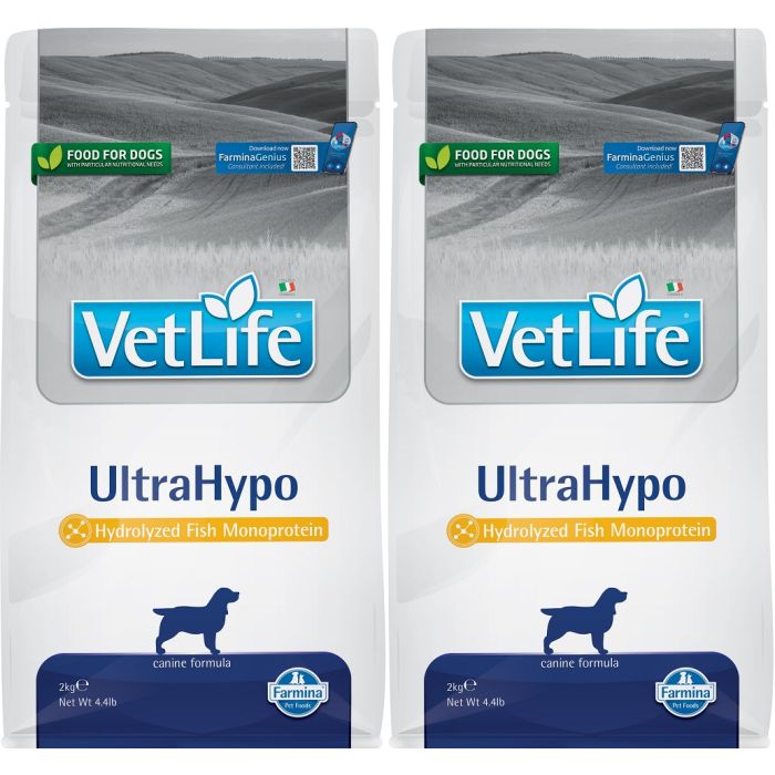 FARMINA Vet Life UltraHypo Dog karma dla psa z alergią 2 x 2 kg