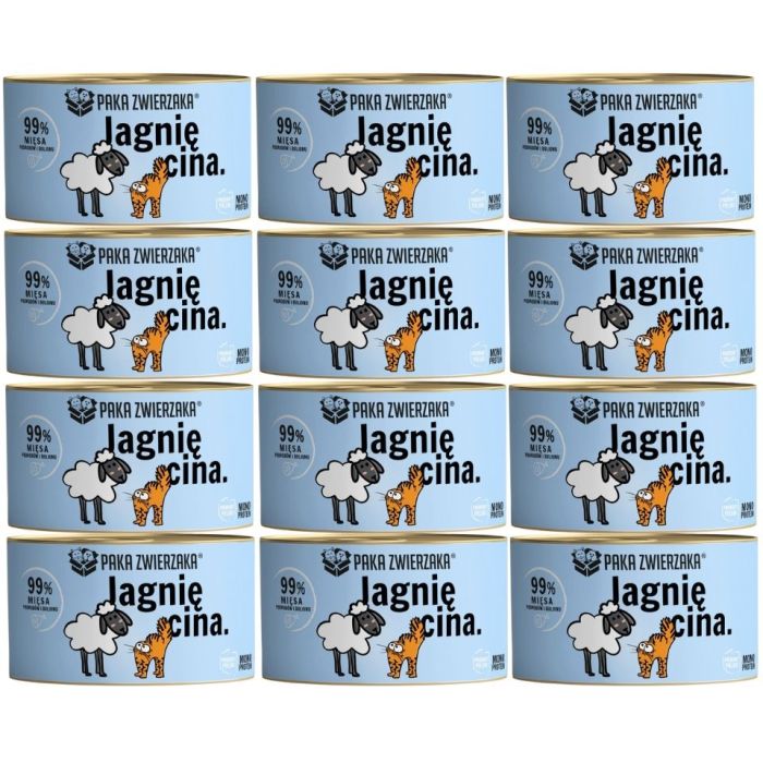 PAKA ZWIERZAKA Karma mokra Jagnięcina 12x200 g