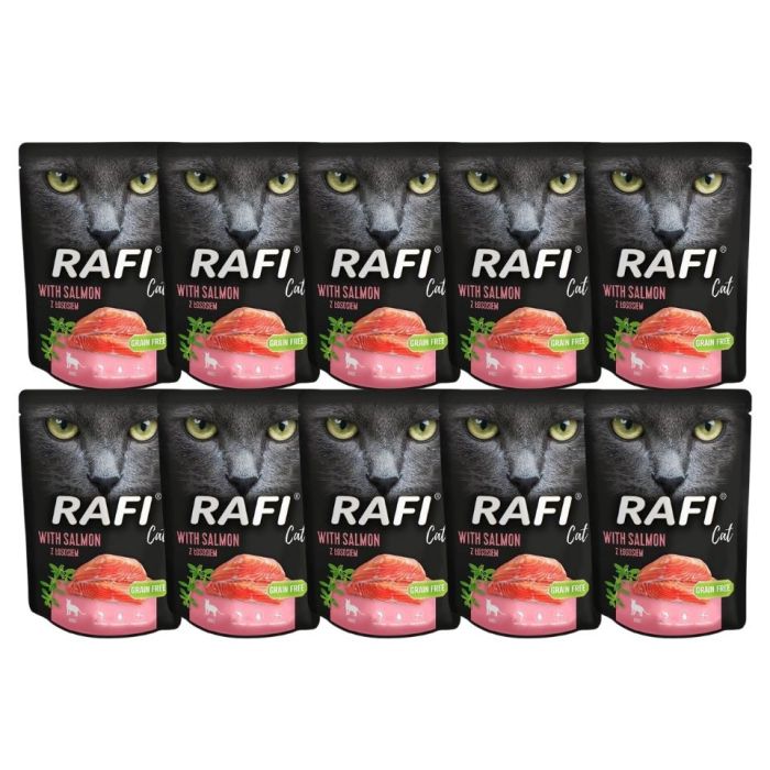 RAFI Cat mokra karma dla kota z łososiem 10x300 g