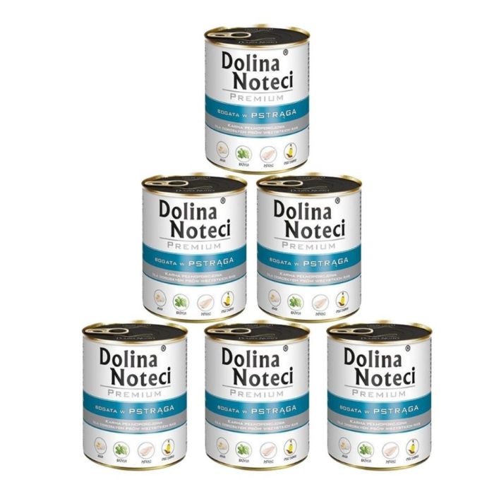 DOLINA NOTECI Premium Bogata W Pstrąga 6x800g