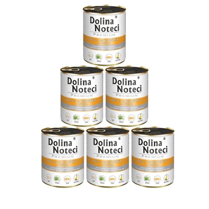 DOLINA NOTECI Premium Bogata W Kaczkę Z Dynią 6x800 g