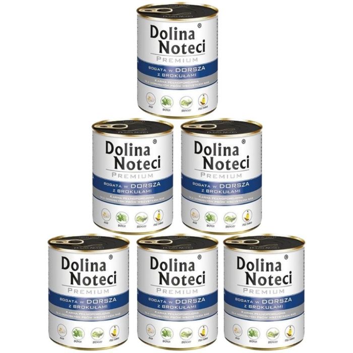 DOLINA NOTECI Premium Bogata W Dorsza Z Brokułami 6x800g