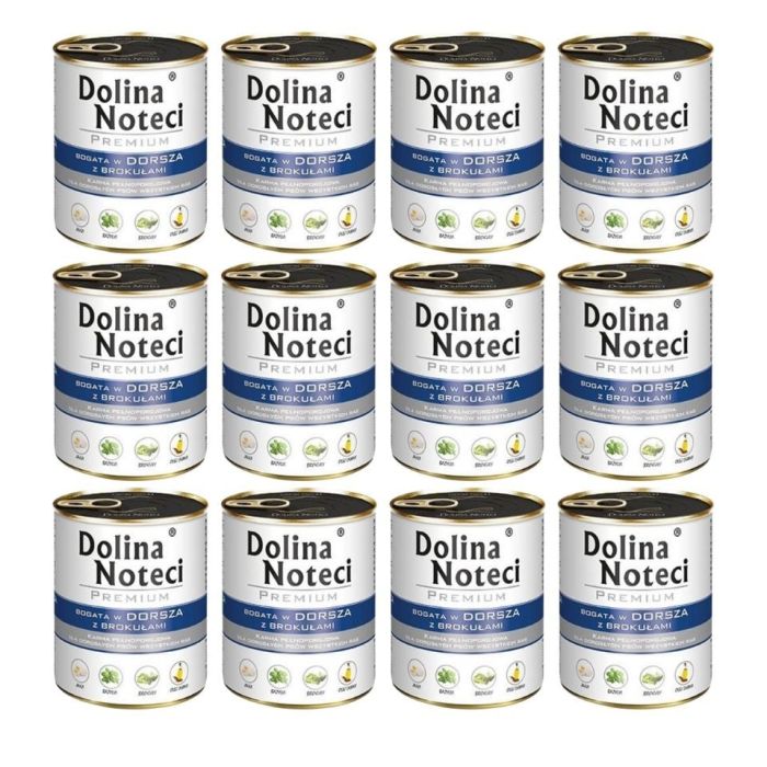 DOLINA NOTECI Premium Bogata W Dorsza Z Brokułami 12x800g