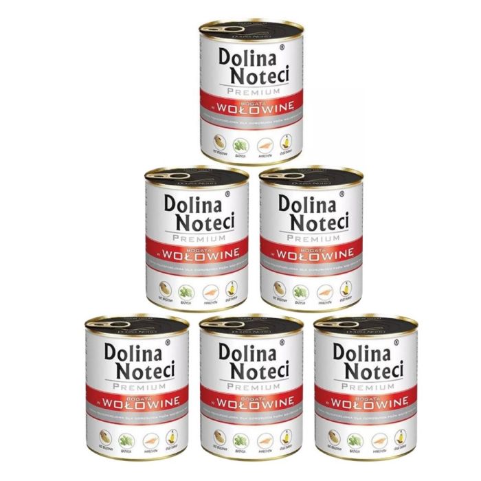 DOLINA NOTECI Premium Bogata W Wołowinę 6x800 g