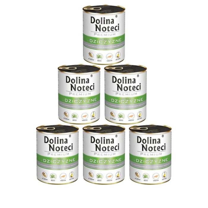 DOLINA NOTECI Premium Bogata W Dziczyznę 6x800g