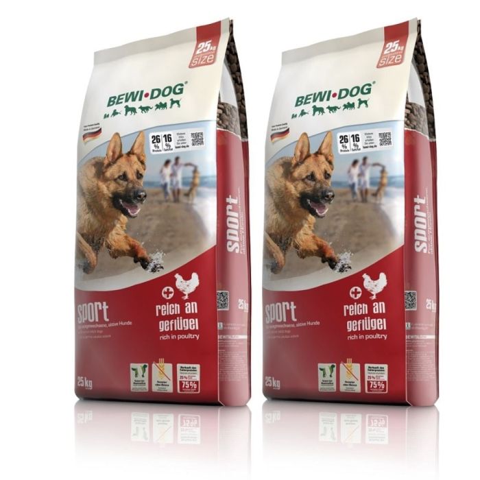 BEWI DOG Sport 2 x 12,5 kg dla psów aktywnych