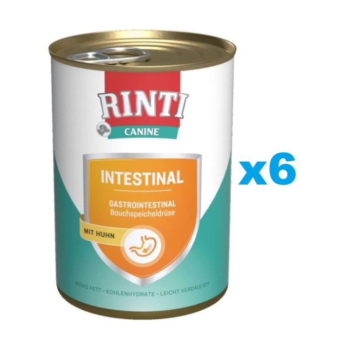 RINTI Canine Intestinal chicken 6 x 400 g kurczak