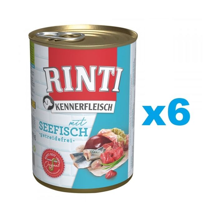 RINTI Kennerfleisch Sea Fish Ryby morskie 6x400 g