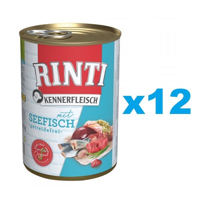 RINTI Kennerfleisch Sea Fish Ryby morskie 12x400 g