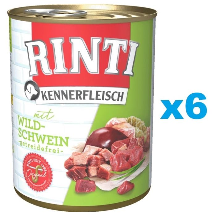 RINTI Kennerfleisch Wild boar Dzik 6x400 g