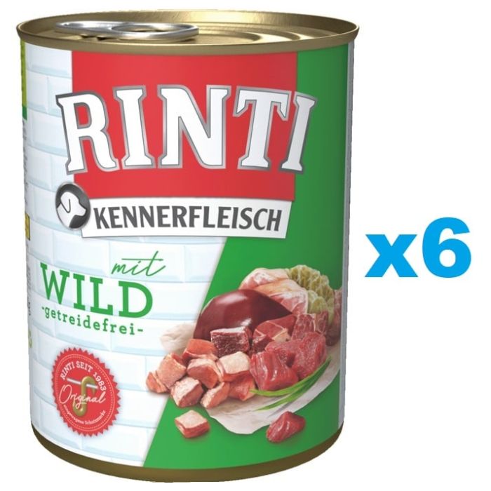 RINTI Kennerfleisch Game dziczyzna 6x800 g