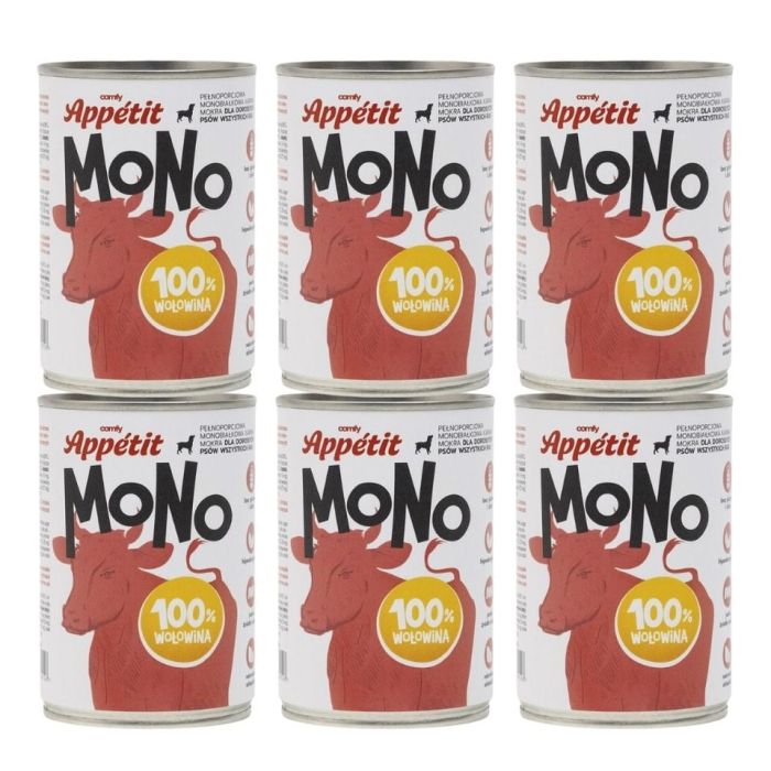 COMFY APPETIT MONO Monoproteinowa karma z wołowiną 6x400 g