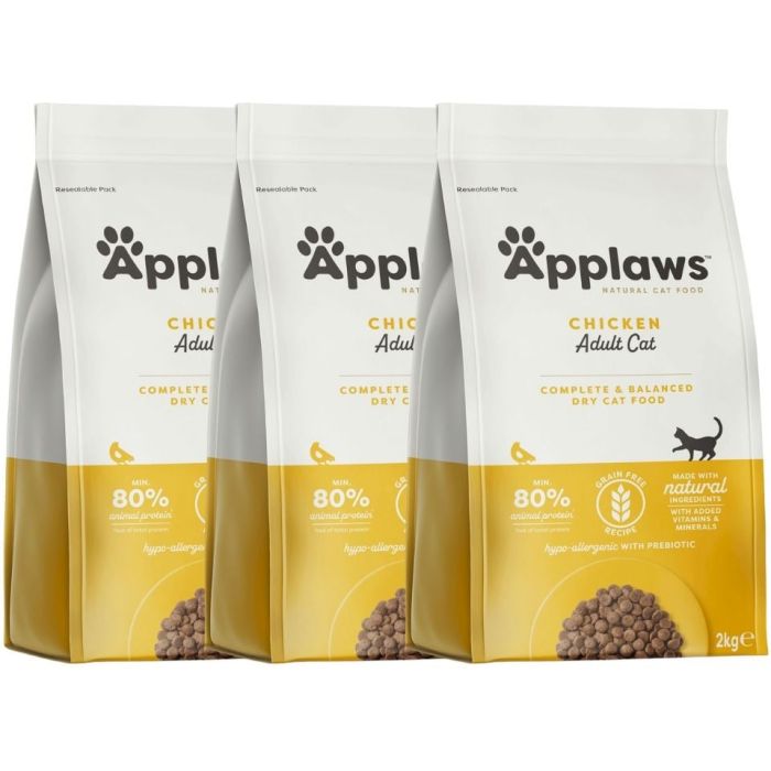APPLAWS Cat Adult Chicken 6 kg (3x2 kg) z kurczakiem dla kotów