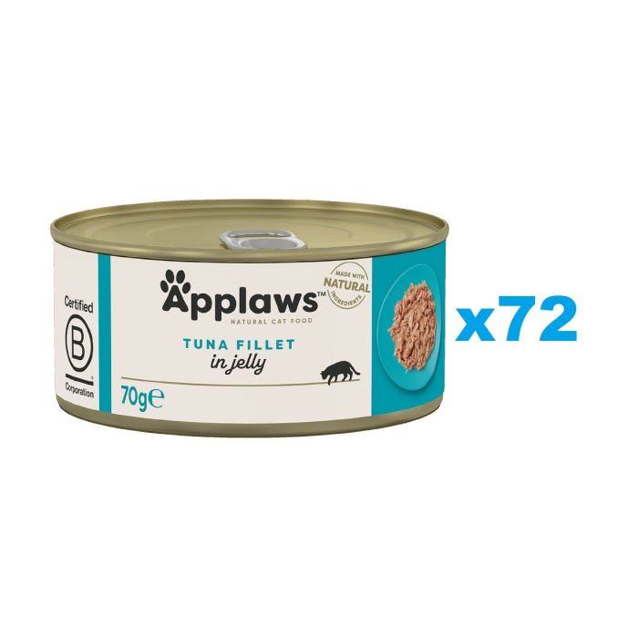 APPLAWS Cat Adult Tuna Fillet in Jelly tuńczyk w galarecie 72x70g