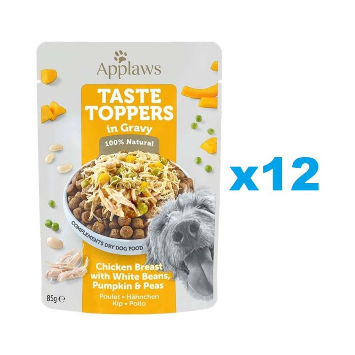 APPLAWS Taste Toppers in Gravy Chicken topper z kurczakiem i dynią w galaretce 12x85 g