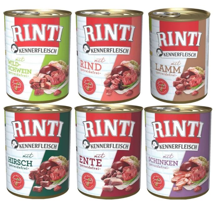 RINTI Kennerfleisch Mix smaków 6x400 g