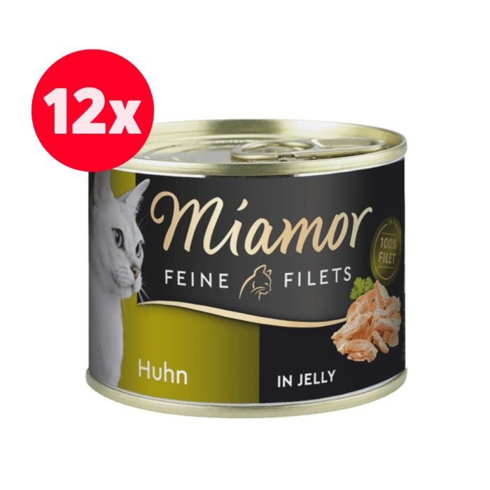 MIAMOR Feline Filets Kurczak w galaretce 12 x 185 g