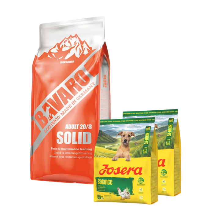 JOSERA Bavaro Solid Adult 20/8 18 kg + 2x900g karmy GRATIS