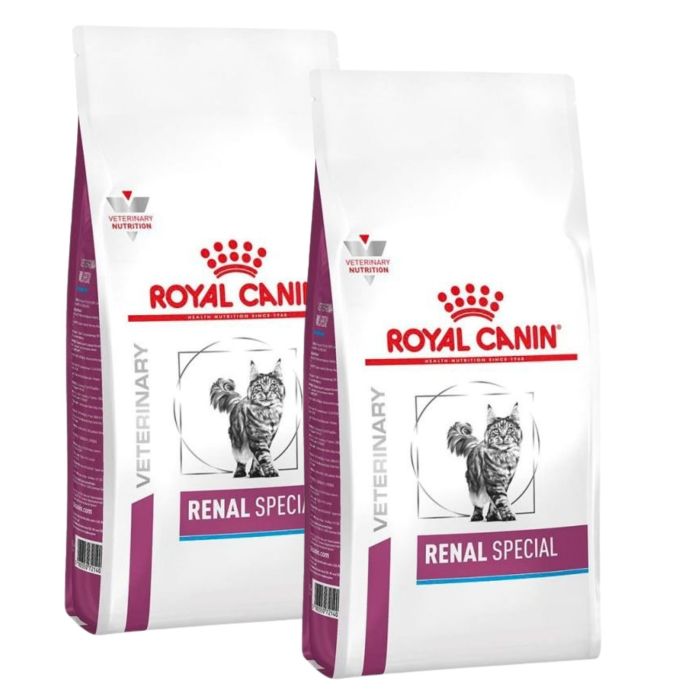 ROYAL CANIN Cat renal special 2x4 kg sucha karma dla kotów do stosowania w przypadku przewlekłej lub ostrej niewydolności nerek