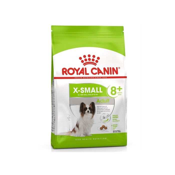 ROYAL CANIN X-Small Adult 8+ 2x1.5 kg sucha karma dla psów powyżej 8 roku życia, ras bardzo małych