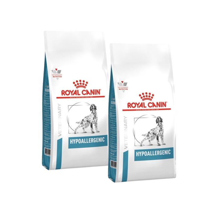 ROYAL CANIN Veterinary Dog Hypoallergenic sucha karma dla dorosłych psów z niepożądanymi reakcjami na pokarm 2x7 kg