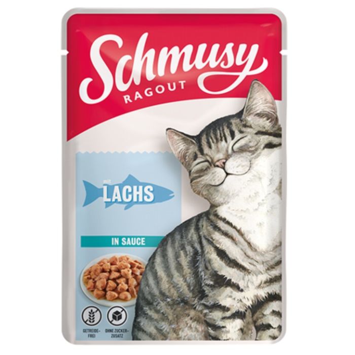 SCHMUSY RAGOUT z łososiem w sosie 22*100 g