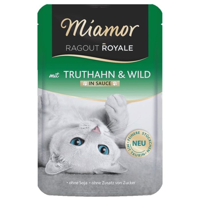 MIAMOR RAGOUT ROYALE Indyk i dziczyzna w sosie 6x100 g