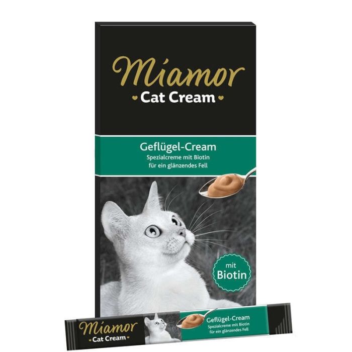 MIAMOR Cat PoultryCream krem z drobiem 11x6x15ml