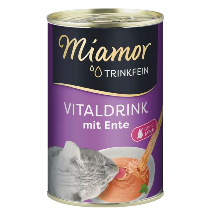 MIAMOR Trinkfein Zupa z kaczką dla kota 24x135 g