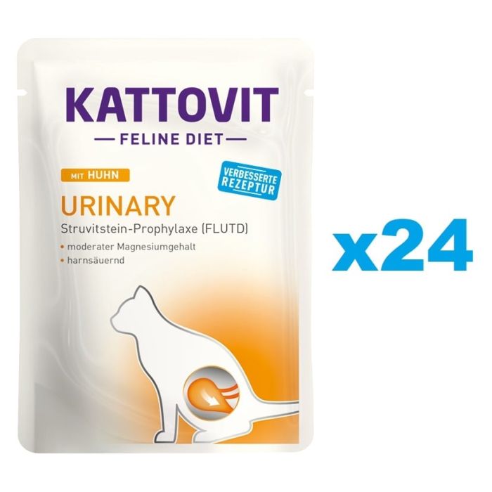 KATTOVIT Feline Diet Urinary kurczak 24 x 85 g