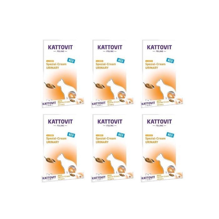 KATTOVIT Urinary Cream 6x6x15g przysmak dla kota Krem z kurczaka