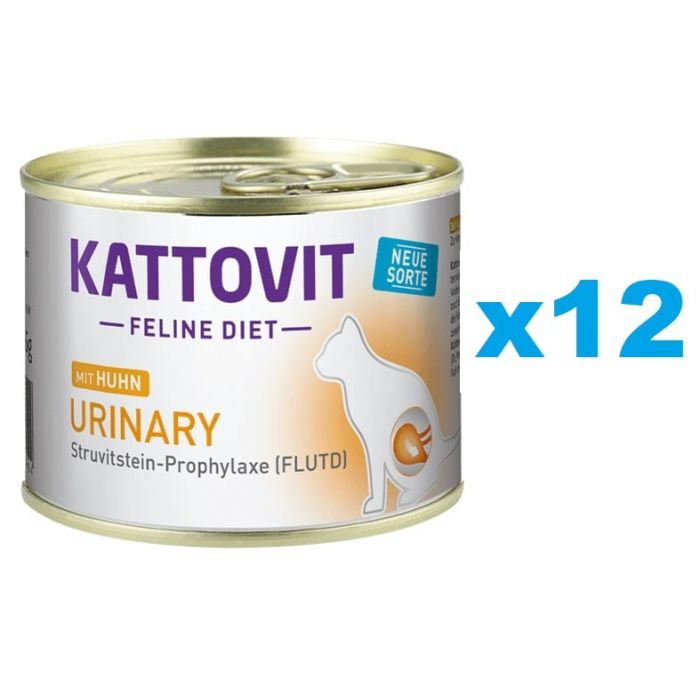 KATTOVIT Feline Diet Urinary Kurczak 12 x 185 g