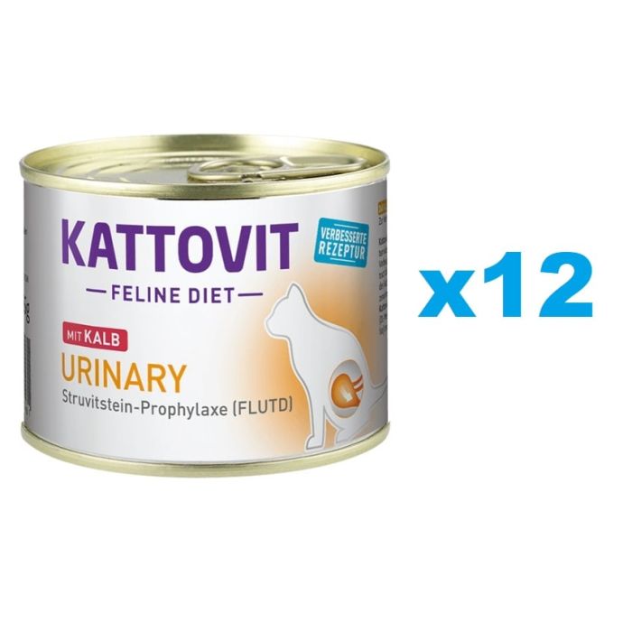 KATTOVIT Feline Diet Urinary Cielęcina 12 x 185 g