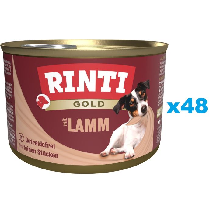 RINTI Gold Lamb Mini Jagnięcina dla psów ras małych 48x185 g