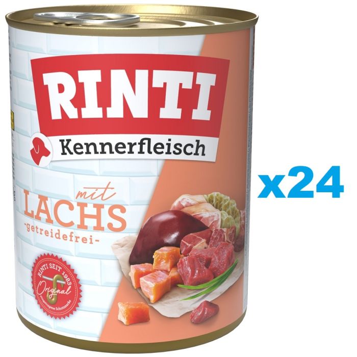 RINTI Kennerfleisch Salmon łosoś 24x800 g