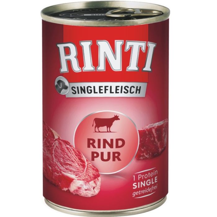 RINTI Singlefleisch Beef Pure monobiałkowa wołowina 24x800 g